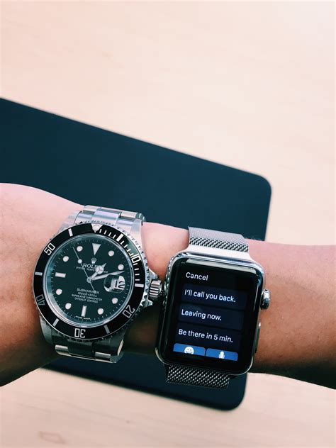 can i wear a rolex and an apple watch|rolex vs apple watch comparison.